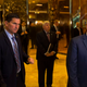Pence arrives at Trump Tower in NYC yesterday. (Photo: Dominick Reuter / Getty Images)